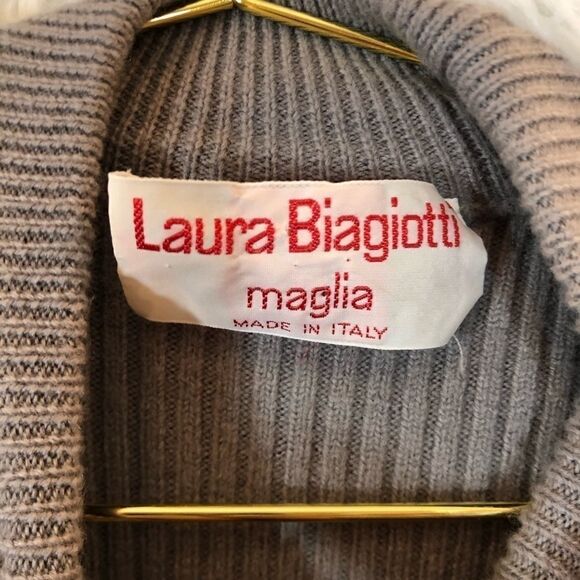 Vintage Laura Biagiotti wool sweater dress - Picture 3 of 7